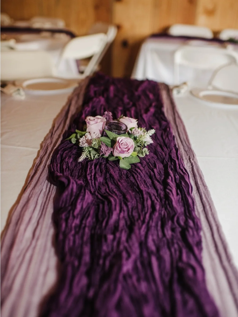 Elegant Shades of Purple Wedding Decorations